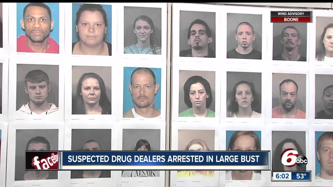 28 arrested in Johnson County drug sweep