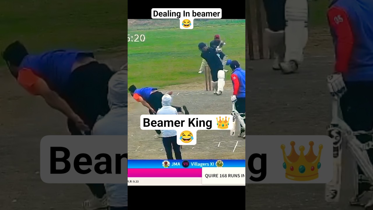 Beamers Attack 😱🔥 | Fast Bowler Danger Overs | Helmet Saves Batsman 😂 | Cricket Shorts