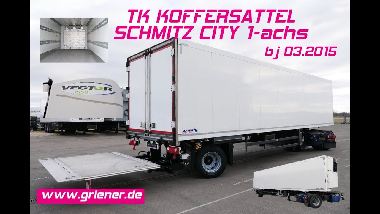 lfd 11605 / TK KOFFERSATTEL SCHMITZ CITY 1-achs SKO 10/TRIDEC / www.griener.de