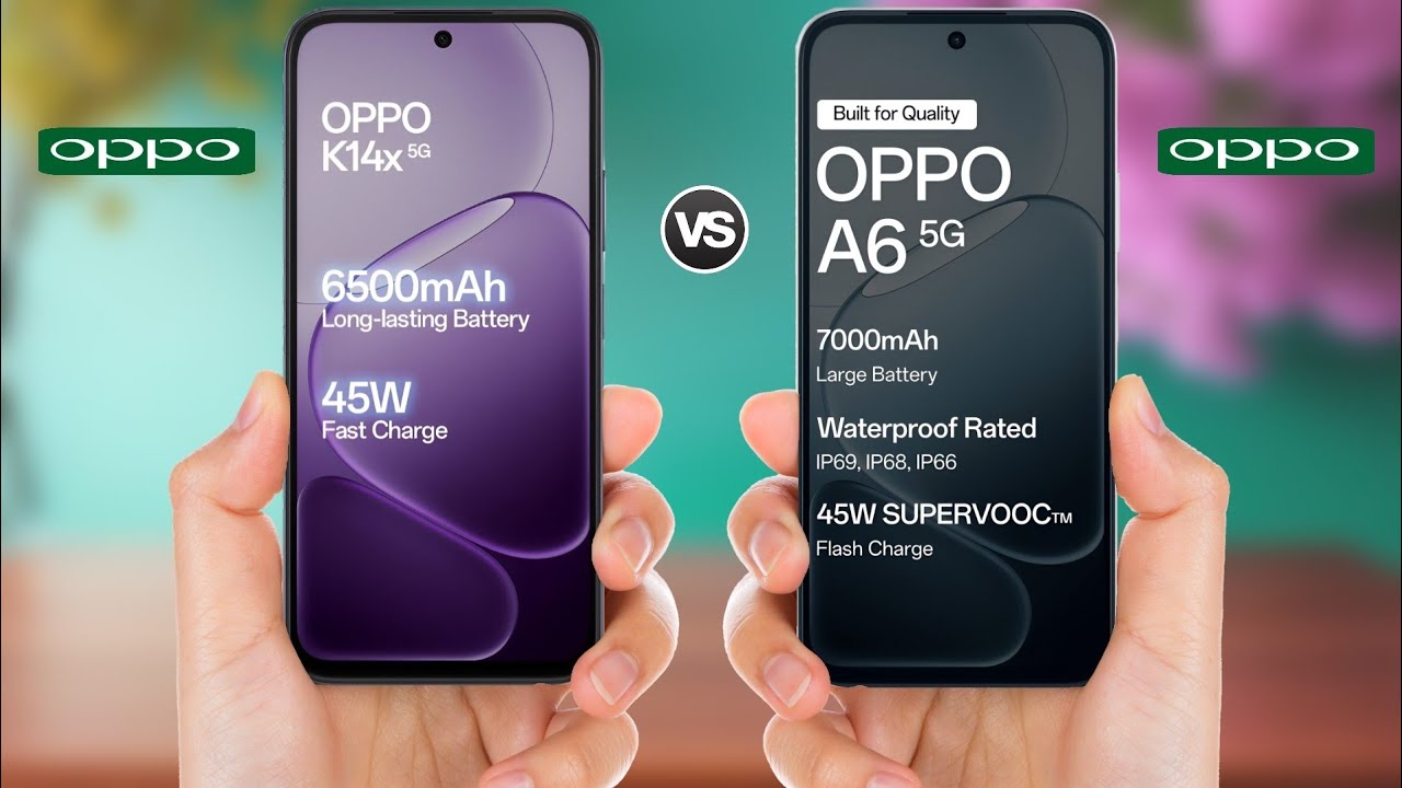 OPPO K14X 5G vs OPPO A6 5G || Full Comparison 