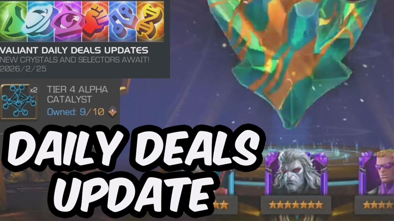 DAILY DEALS UPDATE REVIEW - T4A IS NICE, BUT CRYSTALS STILL KINDA SUCK - Marvel Contest of Champions
