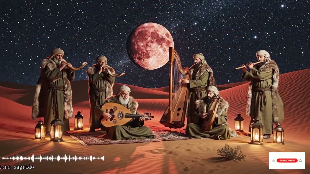 Cánticos Levíticos En Jerusalén Con Shofar E Instrumentos Sagrados En Adoración A Adonai