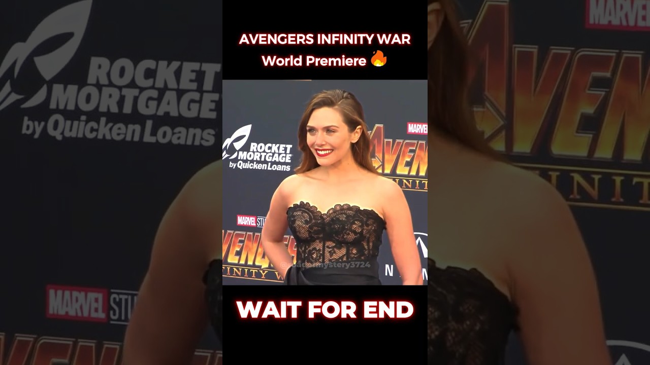 Avengers Cast at Infinity War World Premiere #shorts #marvel #avengers #viralshorts