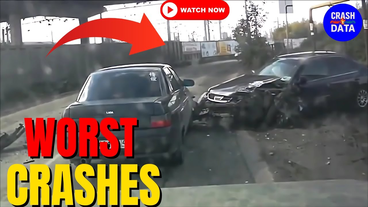 Real Car Crash Footage Caught on Dashcam &ndash; Crash Data Compilation