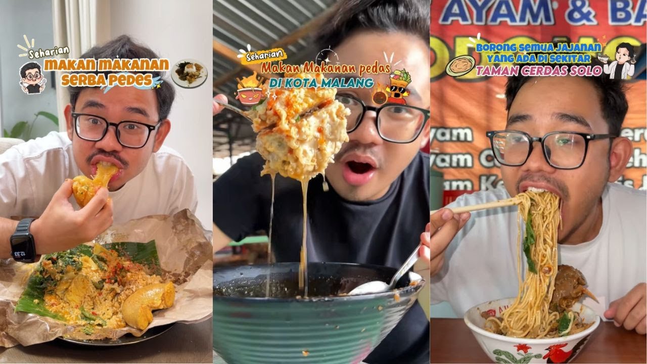 Jajan Makanan Serba Pedas, Kulineran Berbagai Jajanan Enak, Quality Time Bareng Adik Tiktoker Ravie