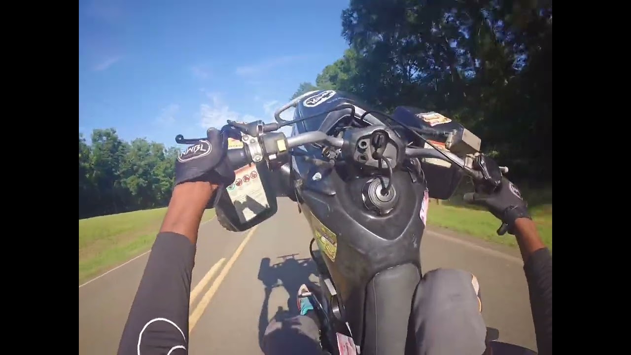 Street riding my trx450r🥶💪🏾