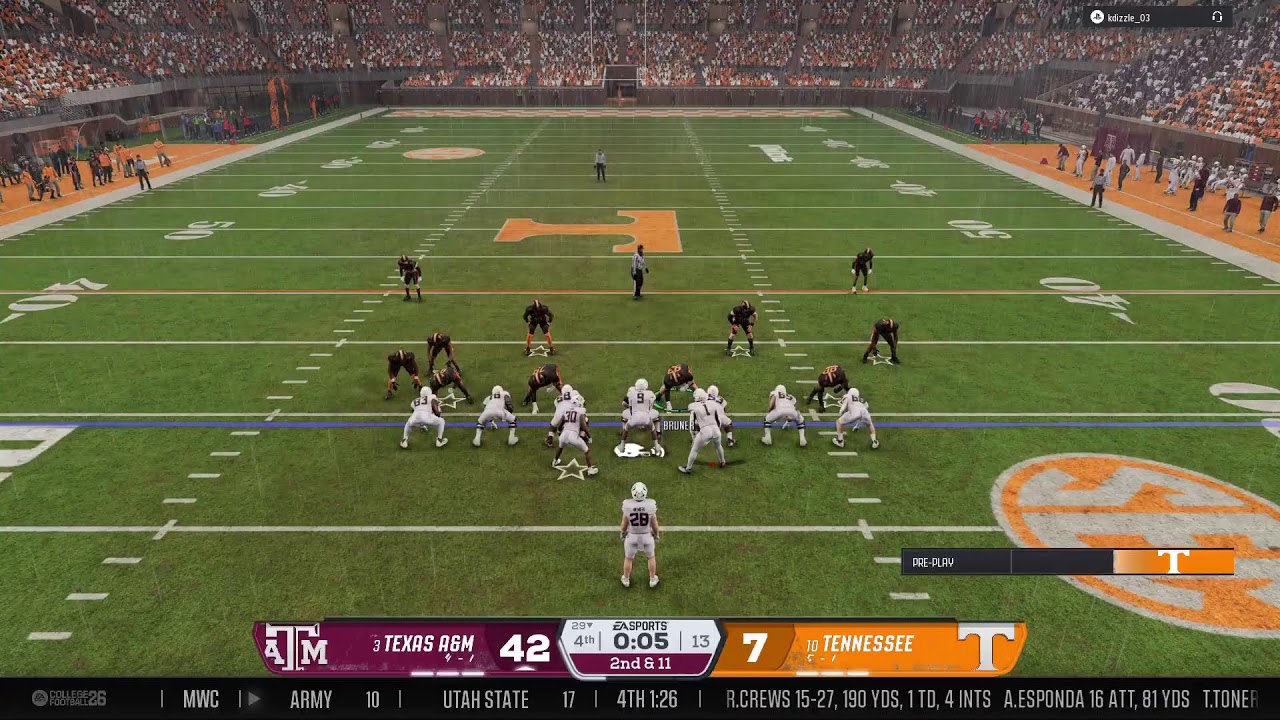 Tennessee vs Texas A&M