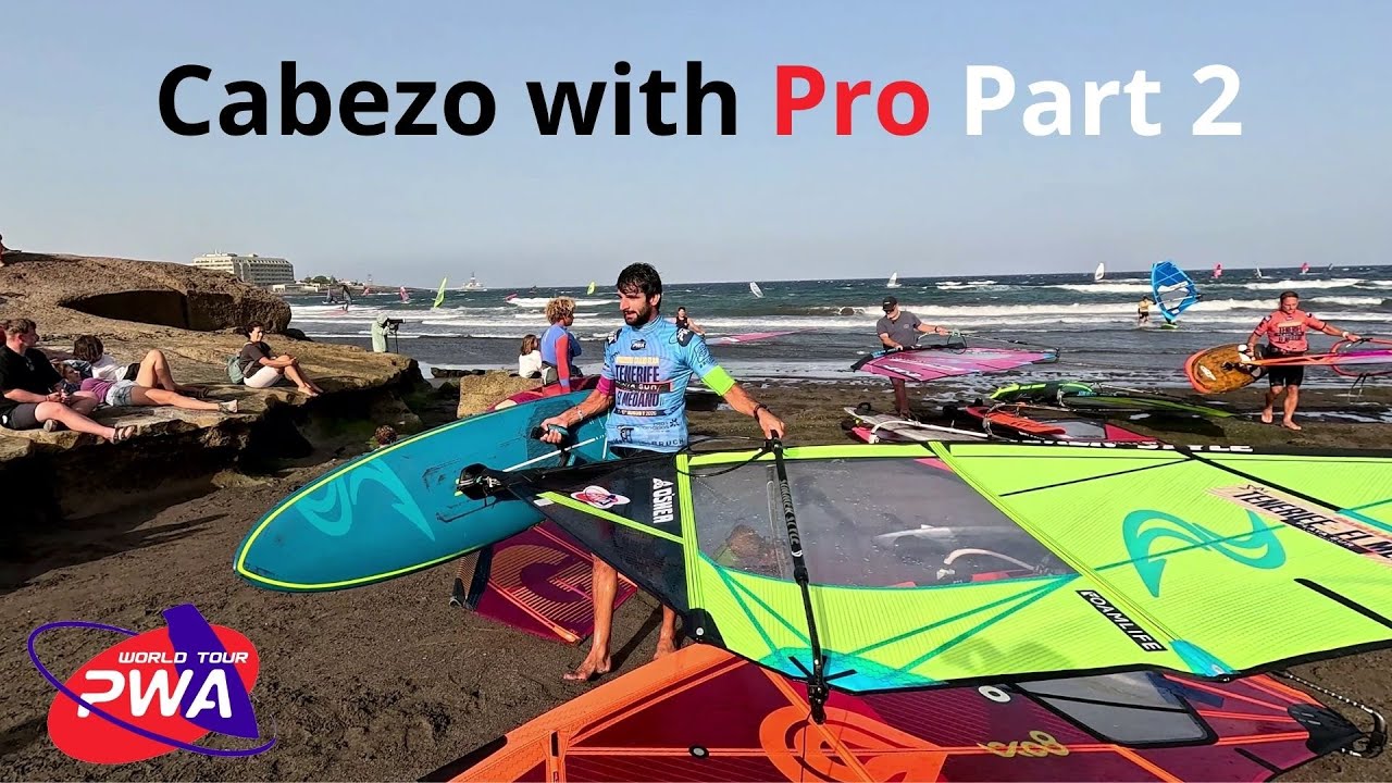 Windsurf in el Cabezo with pro part 2