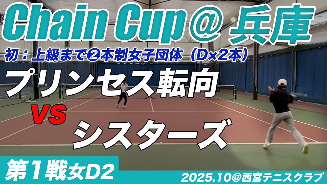 #ChainCup兵庫 上級まで２本制女子団体 ダブルス２