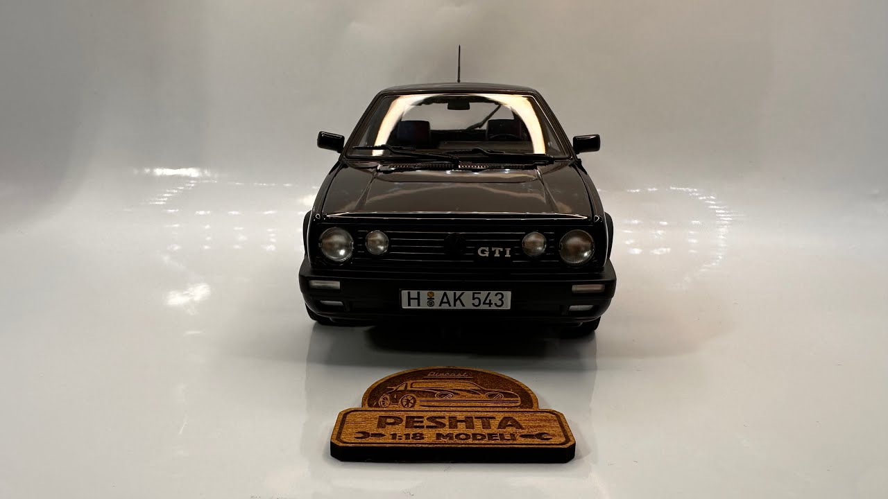 Predstavljanje modela makete autica Volkswagen Golf 2 GTI Fire & Ice Norev 1:18