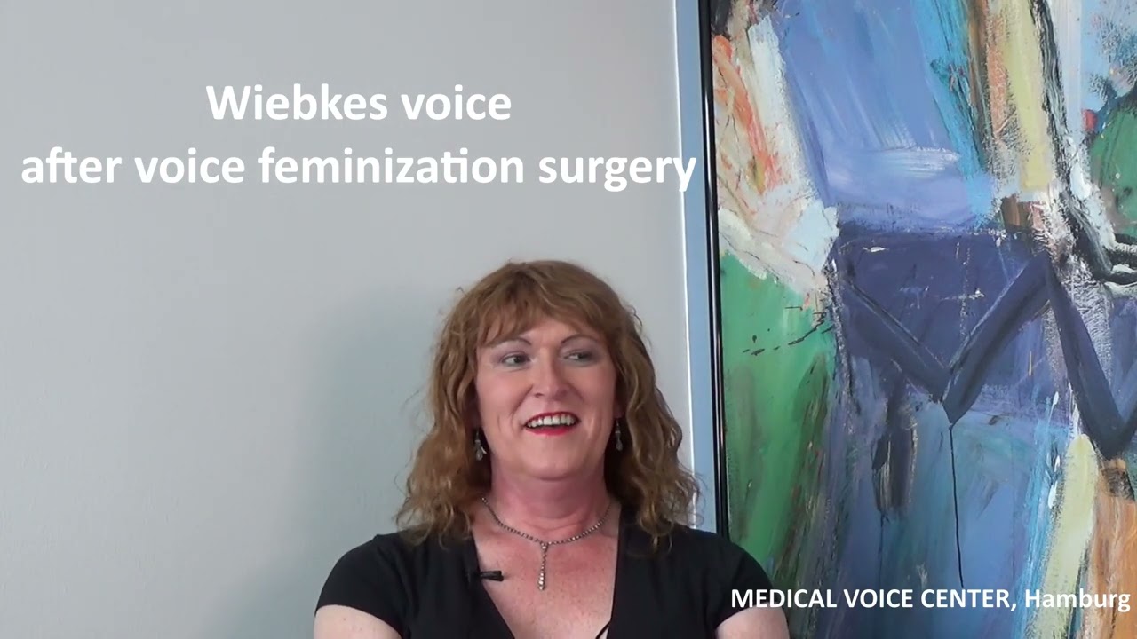 Voice feminization: Wiebke's voice before and after VFS