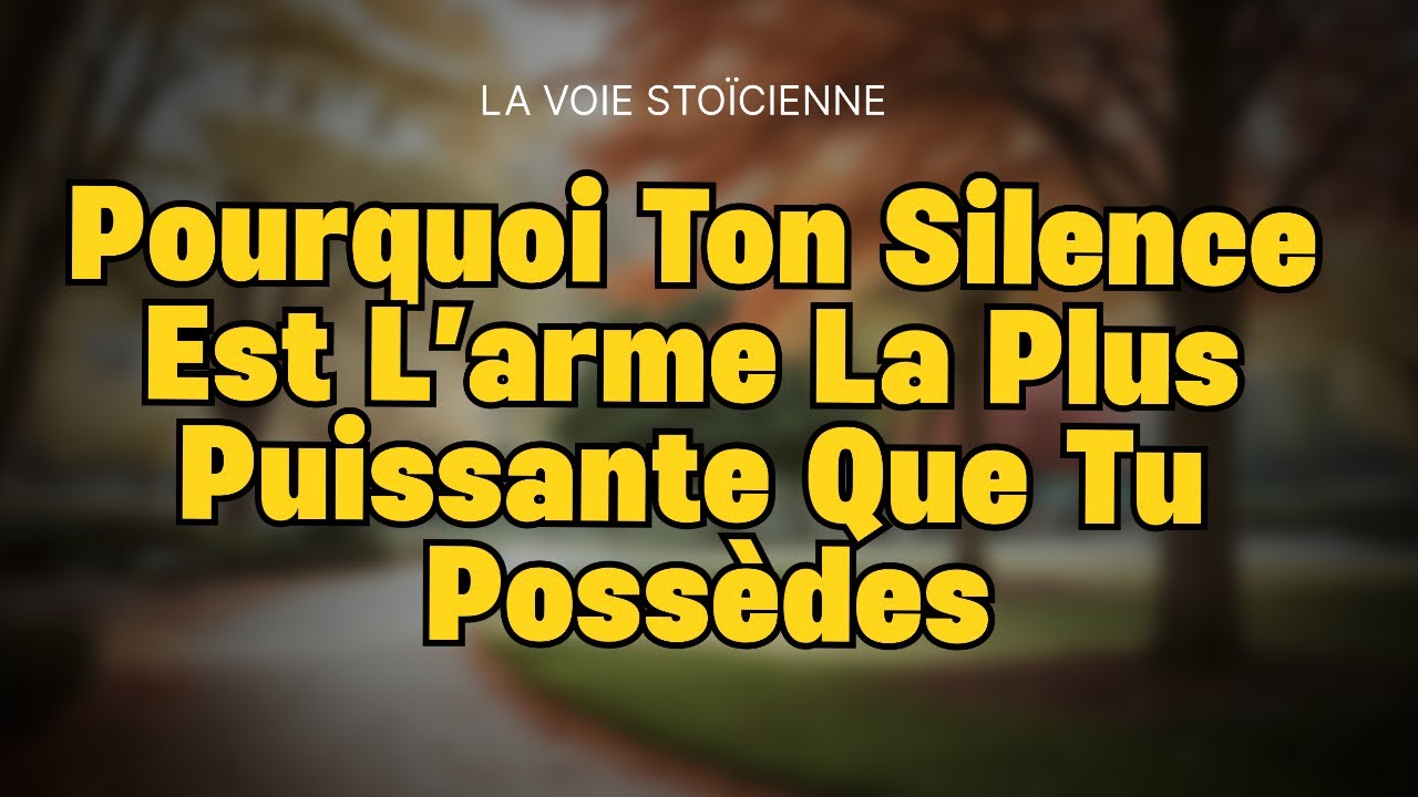 Après son rejet, ton silence sera la leçon qu’ils n’oublieront jamais