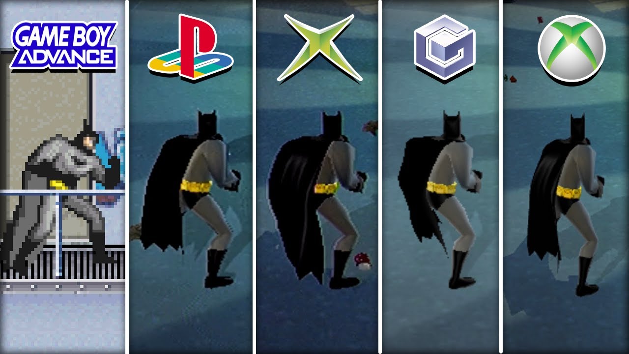Batman Rise of Sin Tzu (2003) GBA vs PS2 vs XBOX vs GameCube vs XBOX 360 [Graphics Comparison]