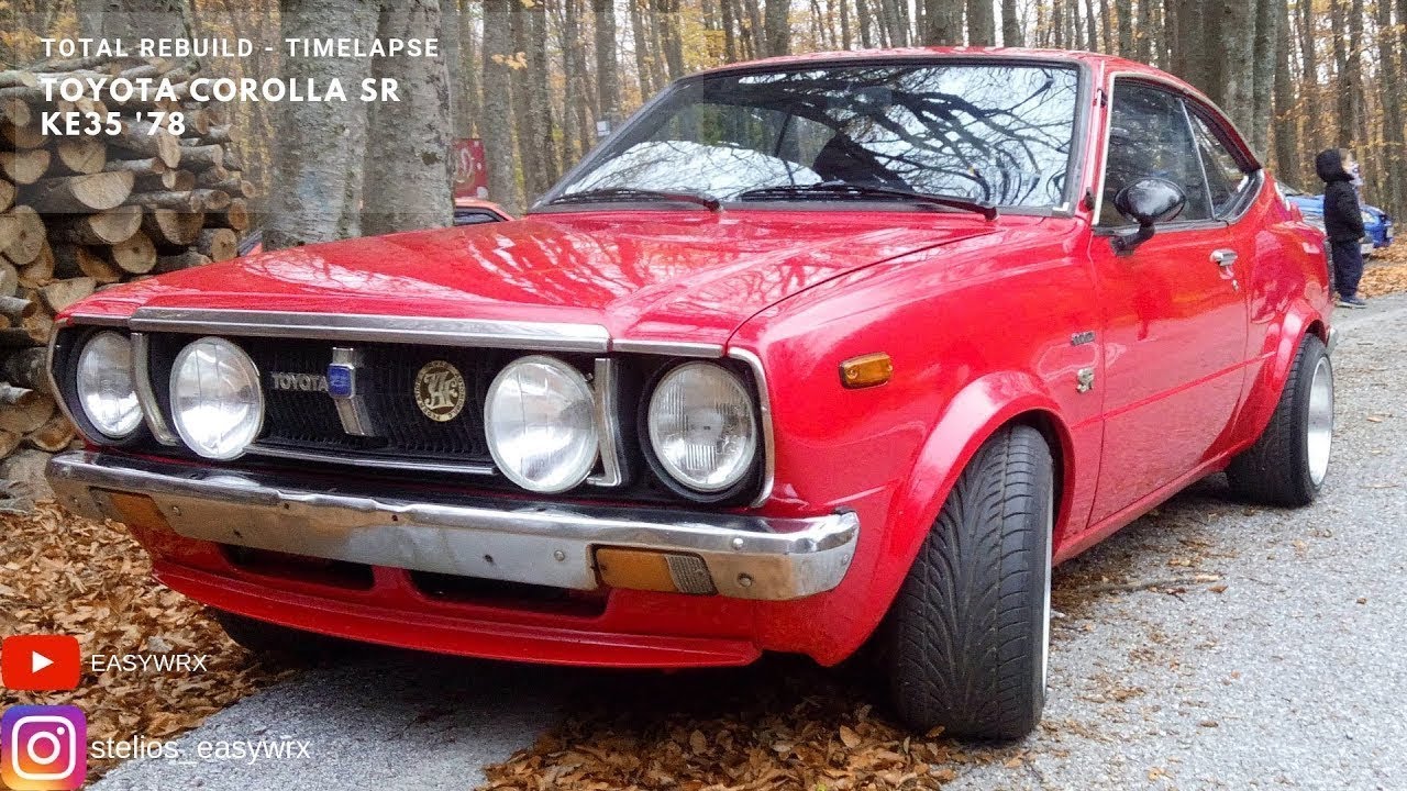 Toyota Corolla SR KE35 '78 - Total rebuild timelapse