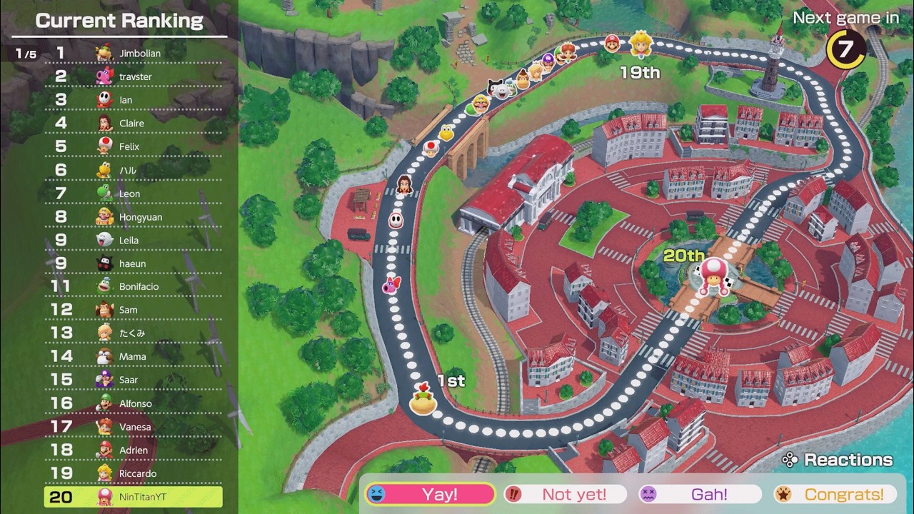 Super Mario Party Jamboree - Koopathlon (From 20th to 1st)