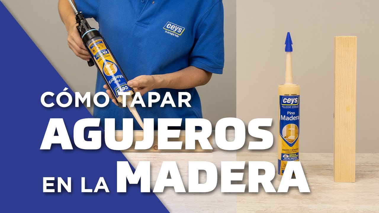 C&oacute;mo tapar agujeros en la madera
