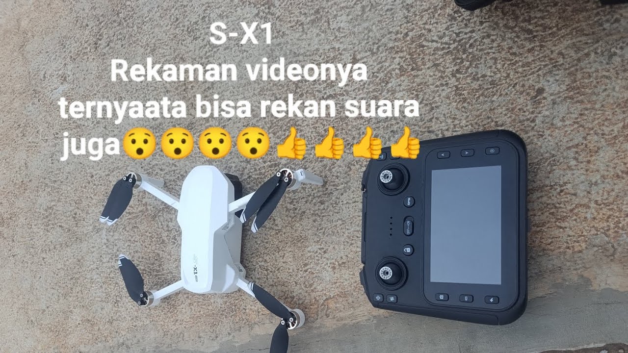 Rekaman video drone s-x1 bisa rekam suara gaes lewat aplikasinya👍😍#drone #dronevideo #viral #dji 