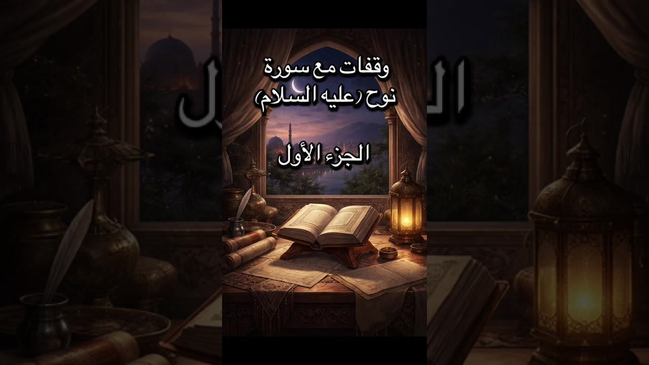 وقفات مع سورة نوح (عليه السلام) - الجزء الأول 