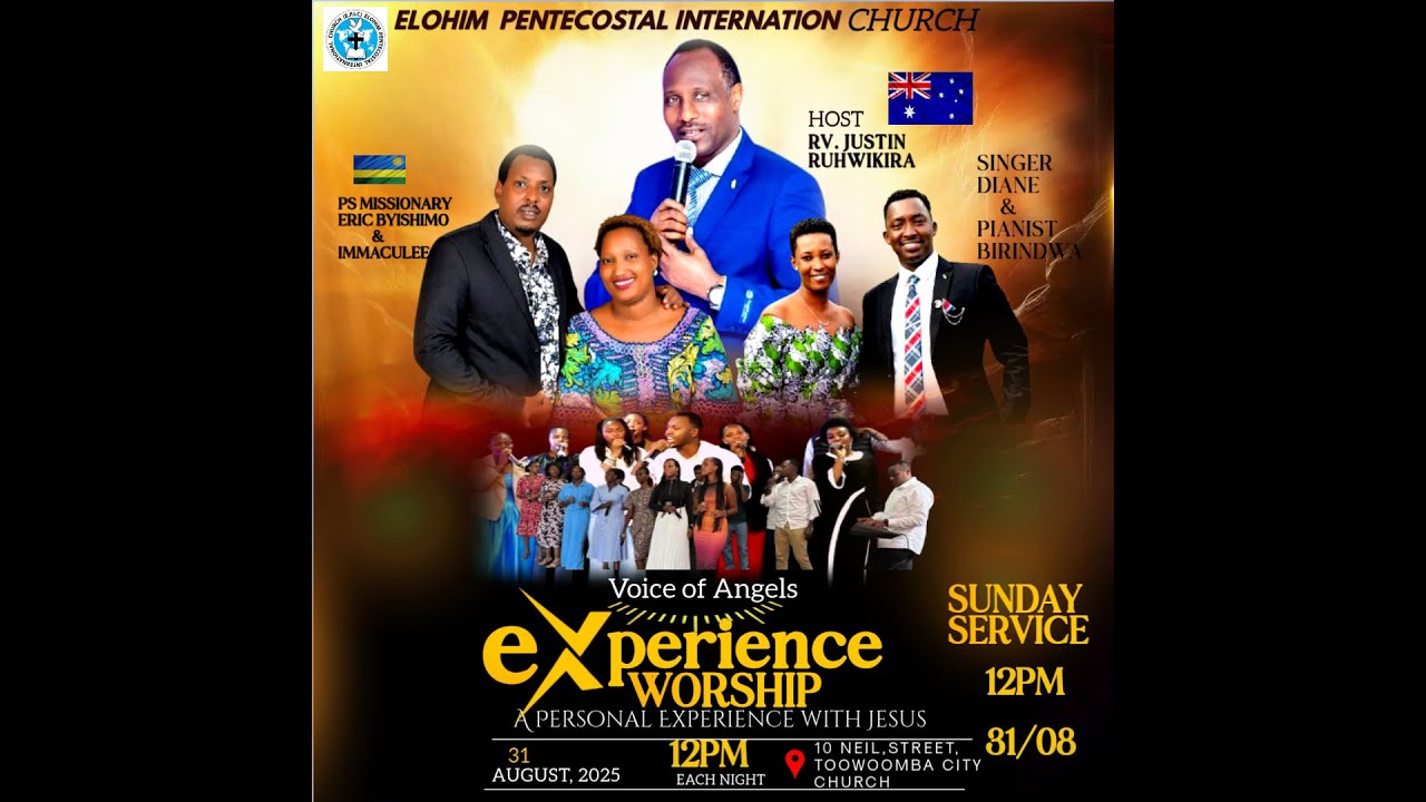 ELOHIM PENTECOSTAL CHURCH WITH PS MISSIONARY ERIC BYISHIMO & IMMACULEE 31/08/2025