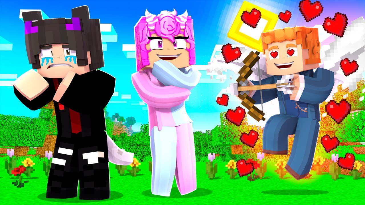 SHY WEREWOLF AND AGGRESSIVE CUPID - Minecraft Werewolves Minigame