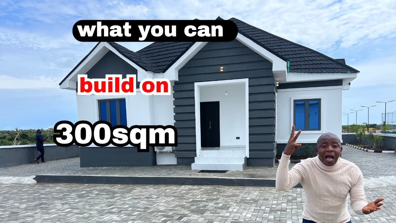 What you can Build on 300sqm half plot of Land | 4 bedroom bungalow + swimming Pool