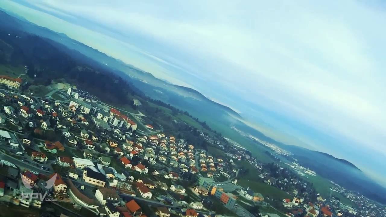 Logatec From Air (Panoramic Flight With FPV Plane)