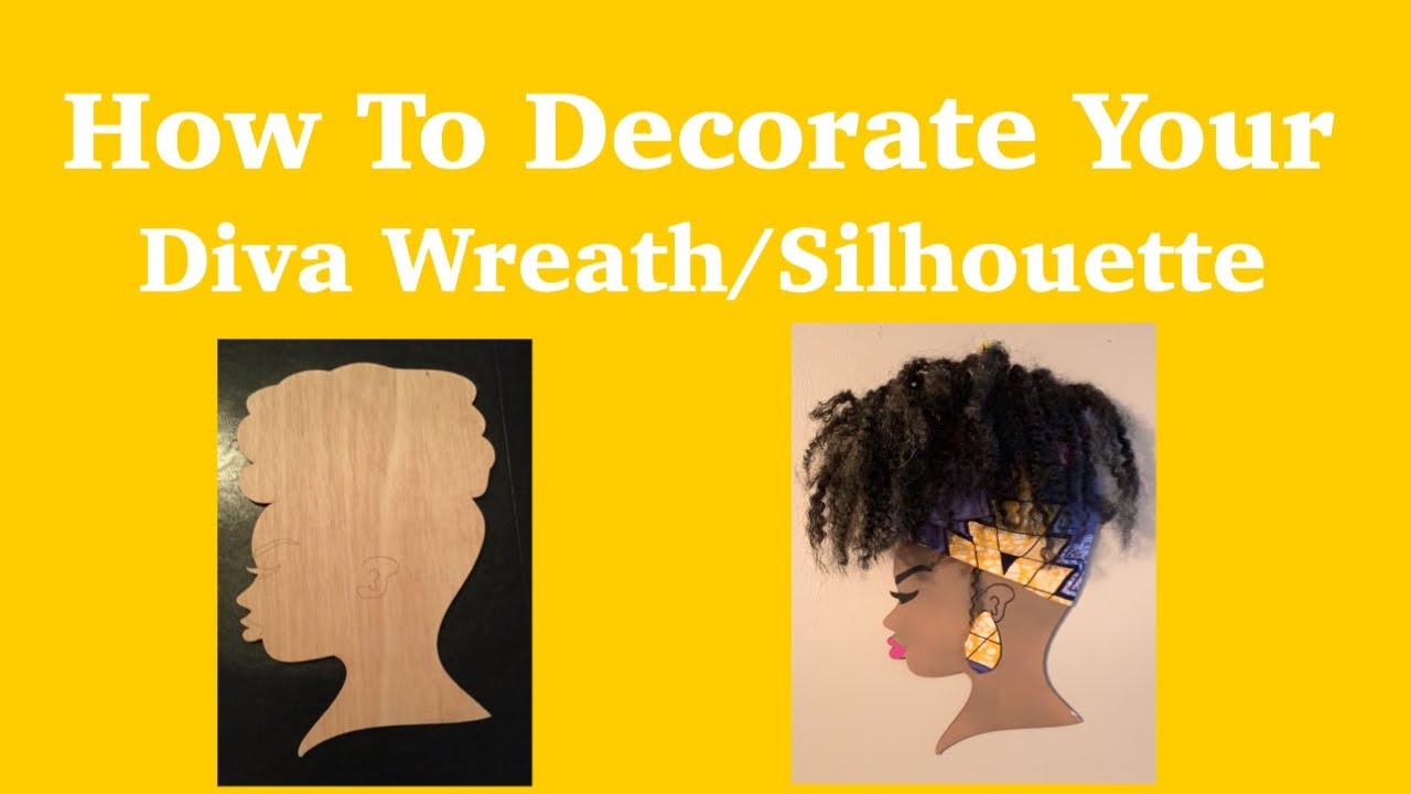 African Diva Wreath/Christmas Diva Inspired DIY