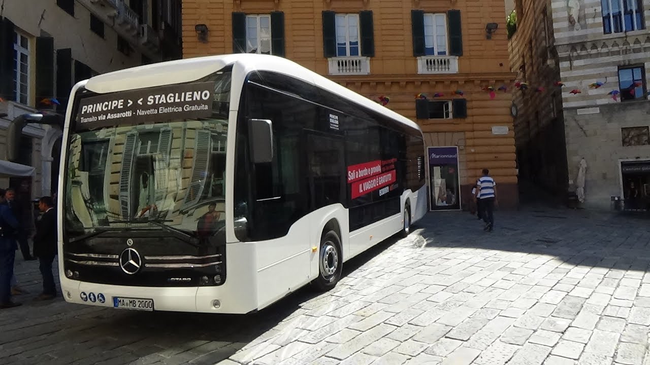 Genova, Amt: sino al 18/9 un bus 34 elettrico in sperimentazione gratuita
