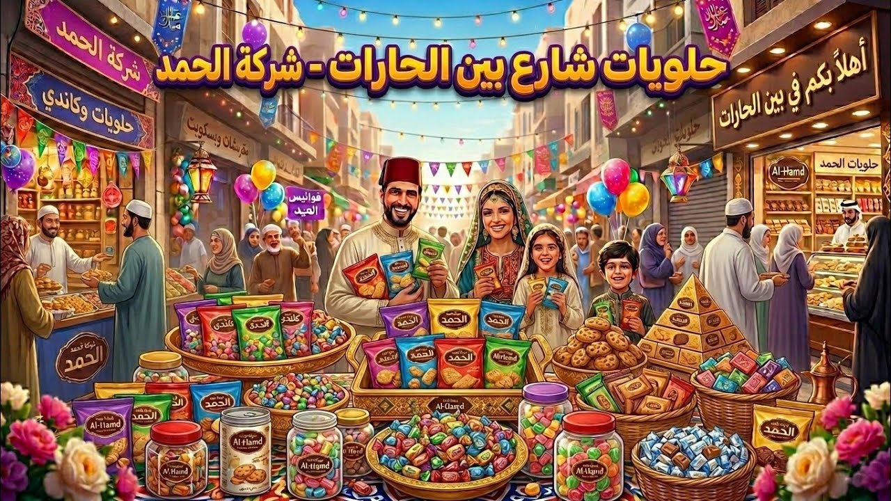 مشروع تعبئة الحلويات 🔥 أسعار الجملة من شارع بين الحارات 🍫