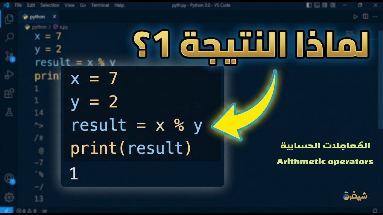 العمليات الحسابية في لغة بايثون (mathematics)