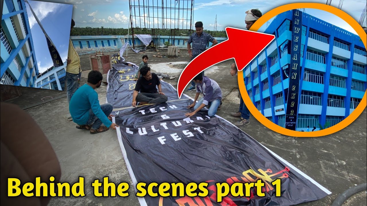 MAKAUT IN HOUSE TECH & CULTURAL FEST (ANWESHAN 2023 BEHIND THE SCENE VLOG1 #makautinhouse #vlog