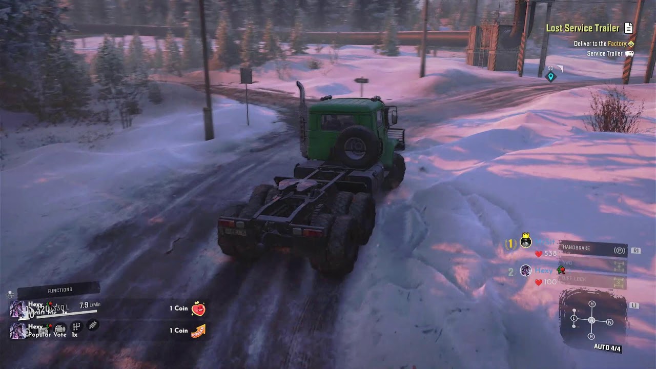 Snow Runner PS5 Gameplay