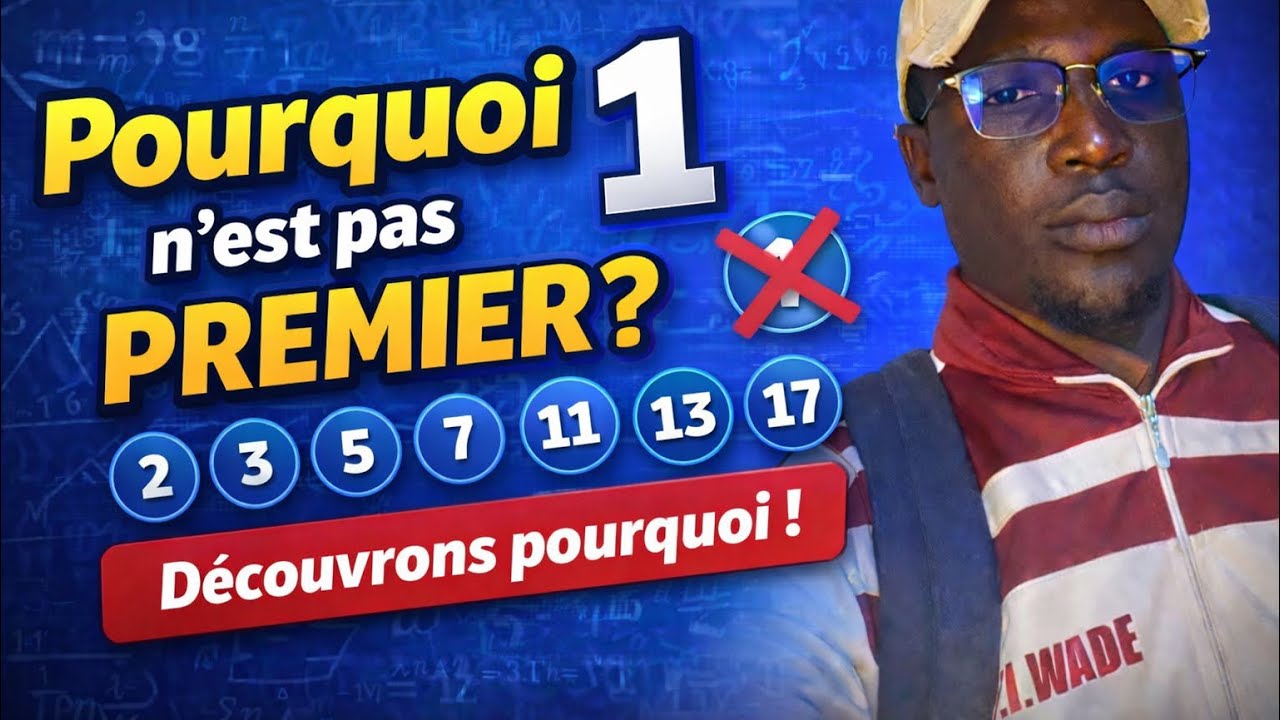 Pourquoi 1 n’est PAS un nombre premier ? 🤯