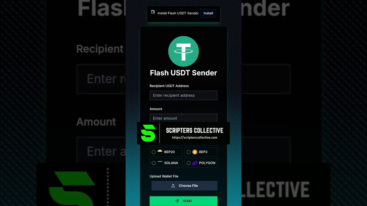 🚀 Flash USDT Sender 🔐 | Install Now & Secure Access 🔑 | Get Your Access Key Today!