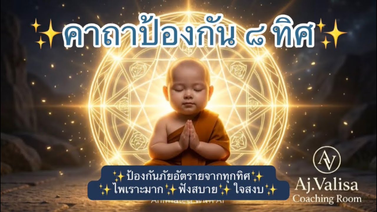 ✨คาถาป้องกันภัย ๘ ทิศ✨อิมัสมิงมงคลจักรวาล✨ไพเราะมาก✨ฟังสบายใจสงบ✨