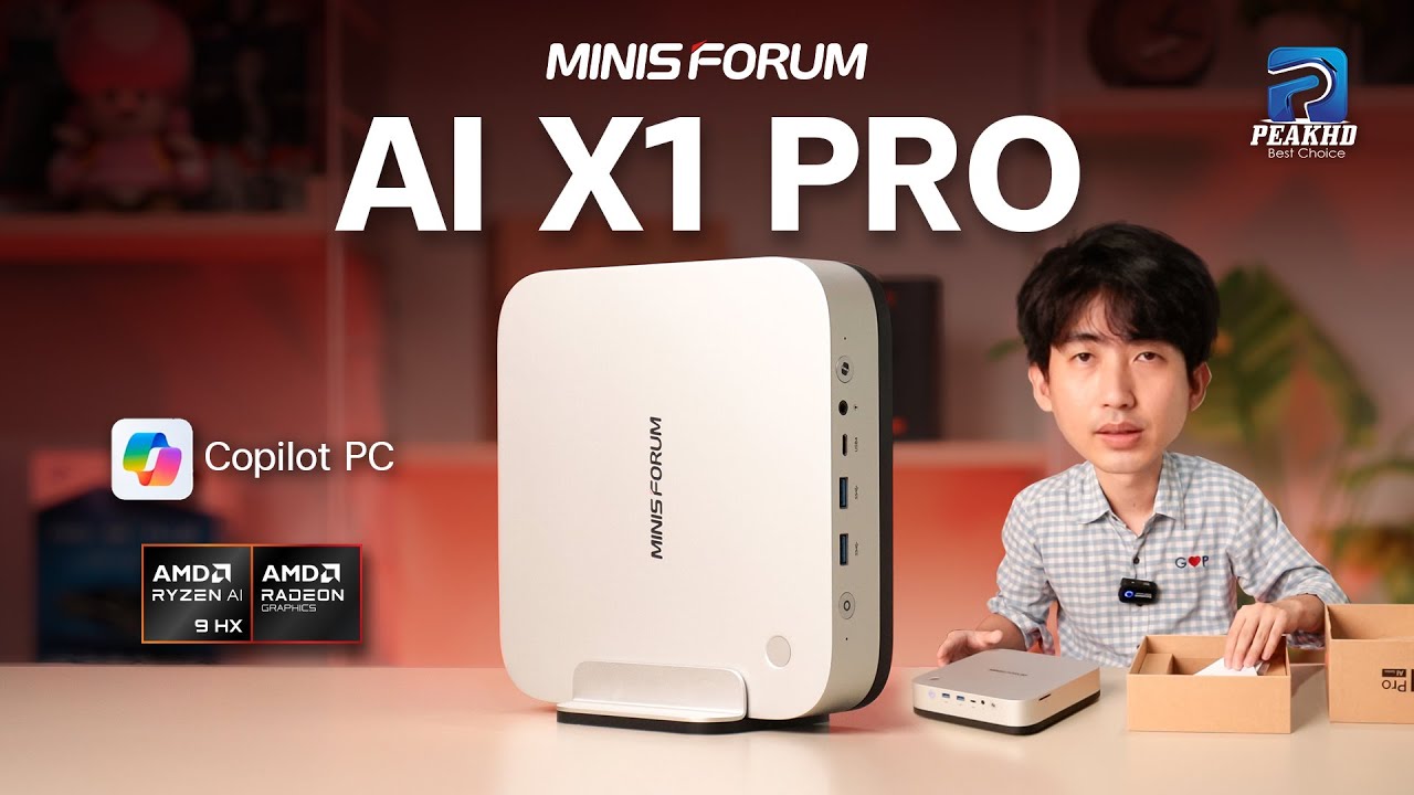 Minisforum AI X1 Pro สุดยอด Mini PC ชื่อดังจากฝั่งอเมริกา พร้อมสเปคโคตรสุดกับ AMD Ryzen Ai 9HX
