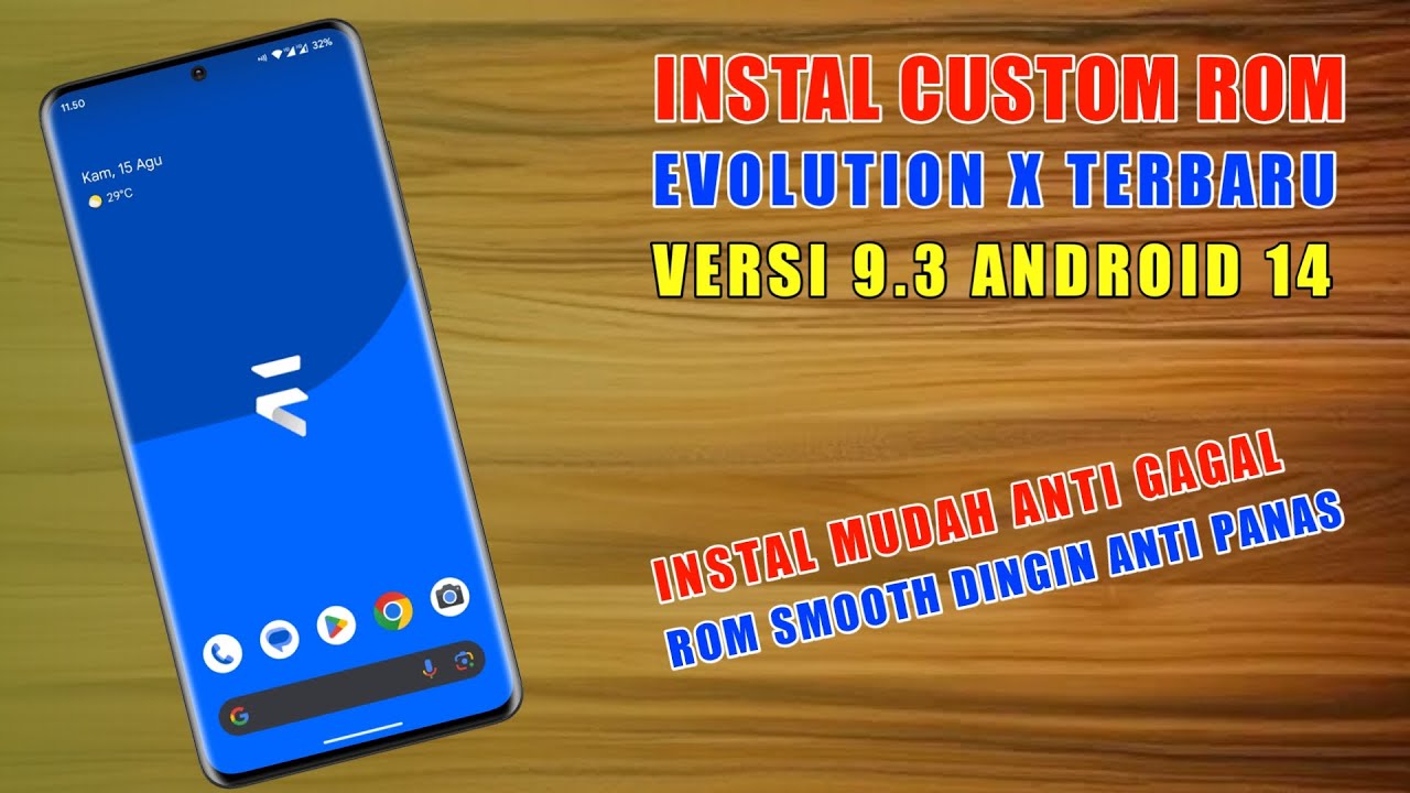 Cara Instal Custom Rom Di HP POCO X3 PRO Rom Evolution X Terbaru Versi 9.3 Android 14