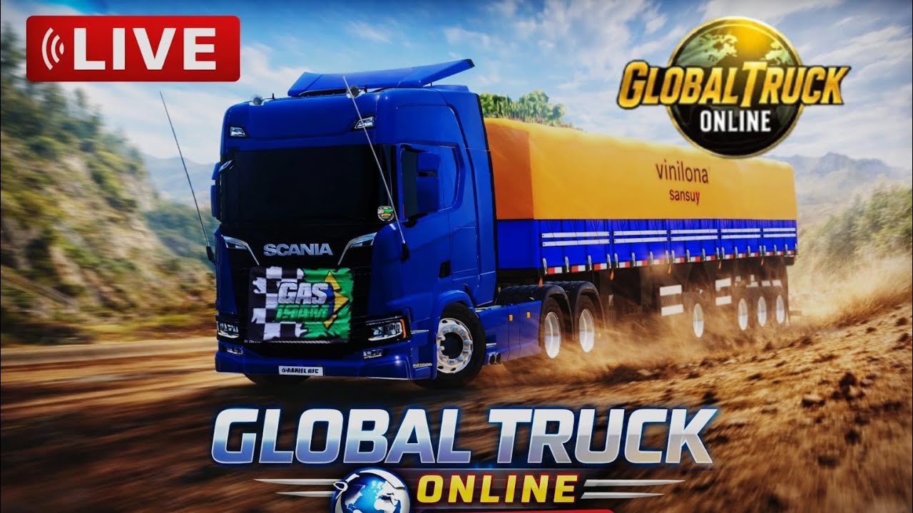 😱😱 Live  jogando com os inscritos do Global Truck Online