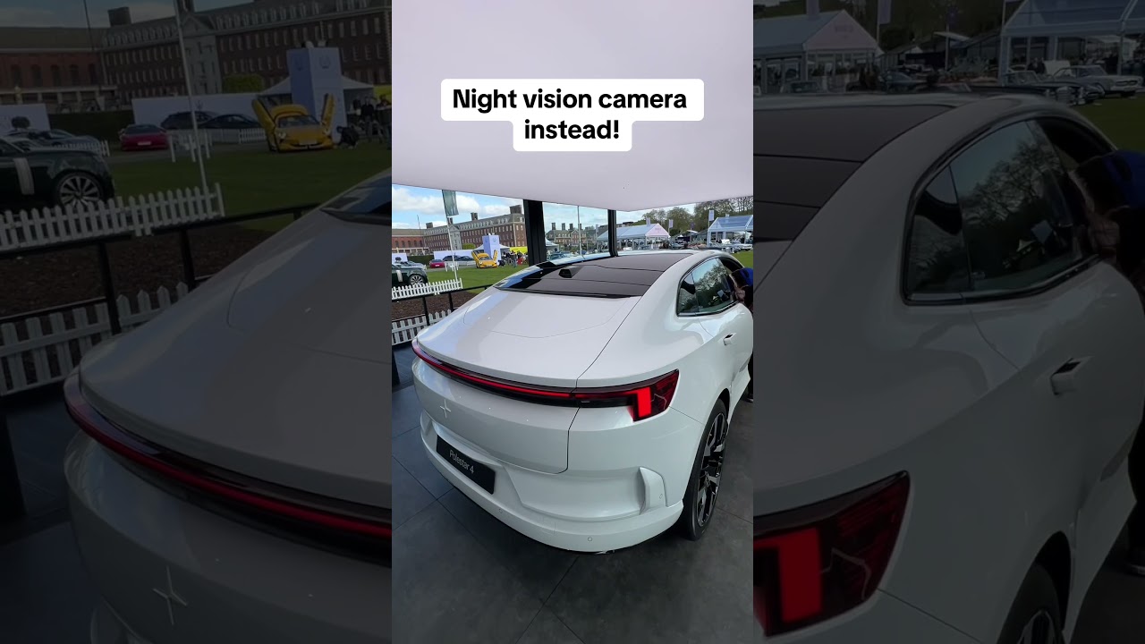 The new Polestar 4 doesn&rsquo;t have a rear window?! #polestar  #polestar4  #ev  #electriccar #shorts