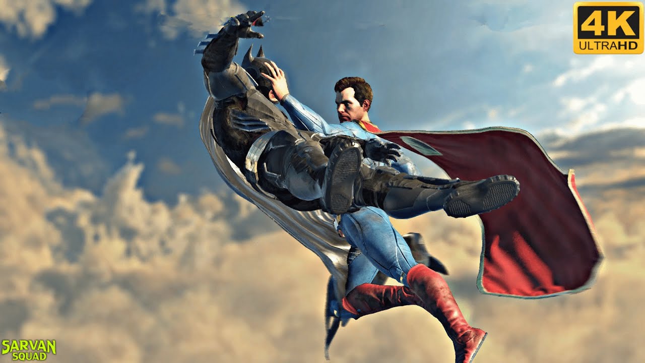 Superman CRUSHES Batman | Insane Combat Gameplay | Injustice 2 | 4K 60FPS