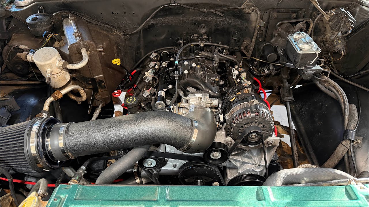 Part 1 of 2 surprising my Dad by LS swapping his 1980 C10