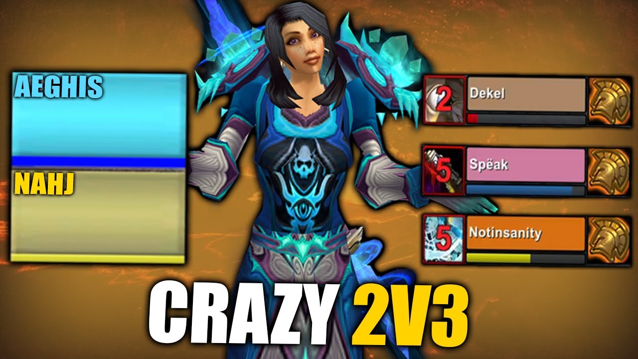 I 2v3'd a RANK ONE team in Cata Classic