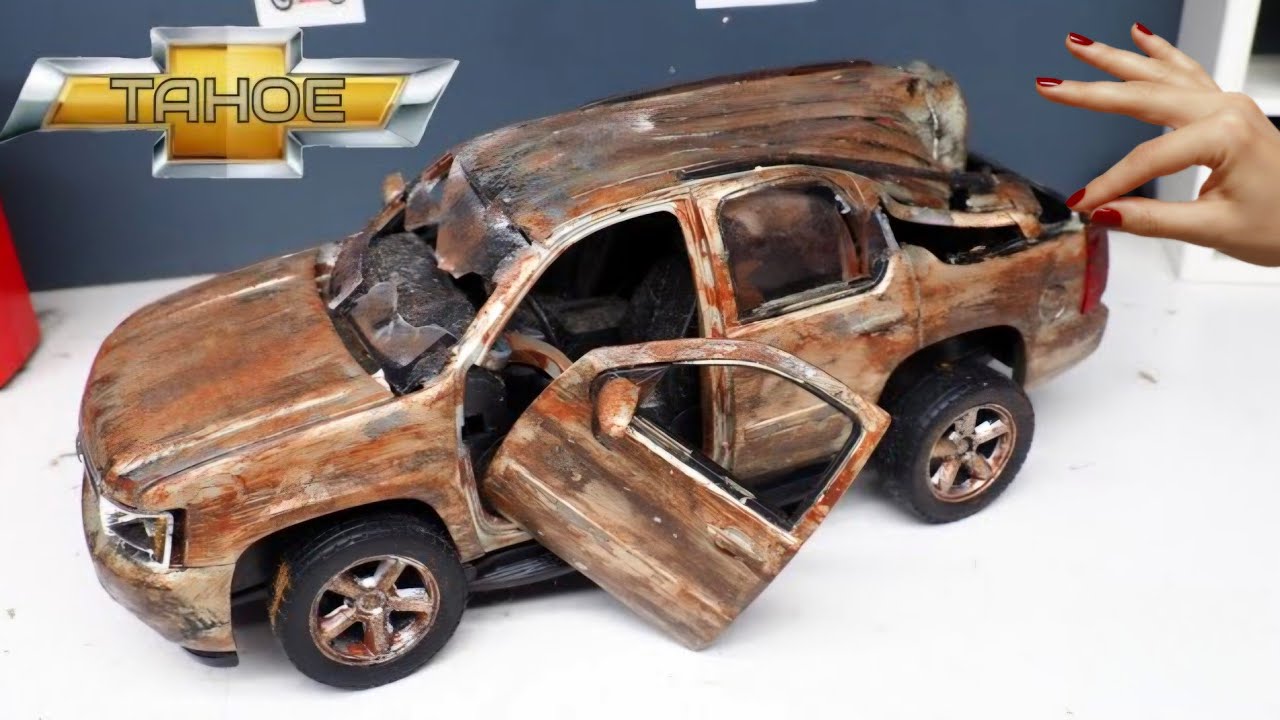 Restoration Damaged Chevrolet Tahoe
