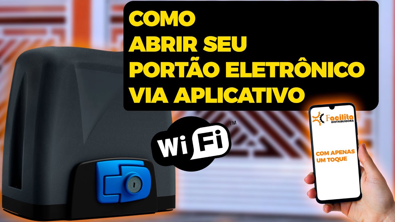 APRENDA A ABRIR SEU PORTÃO ELETRÔNICO VIA APLICATIVO COM O MÓDULO WIFI DA FKS PW100 | COMO LIGAR |
