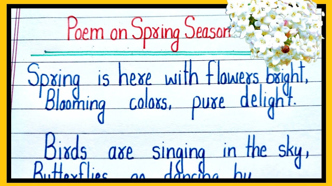 Poem on spring season in english/spring season par kavita/शीत ऋतु पर शानदार कविता/sheet ritu poem 