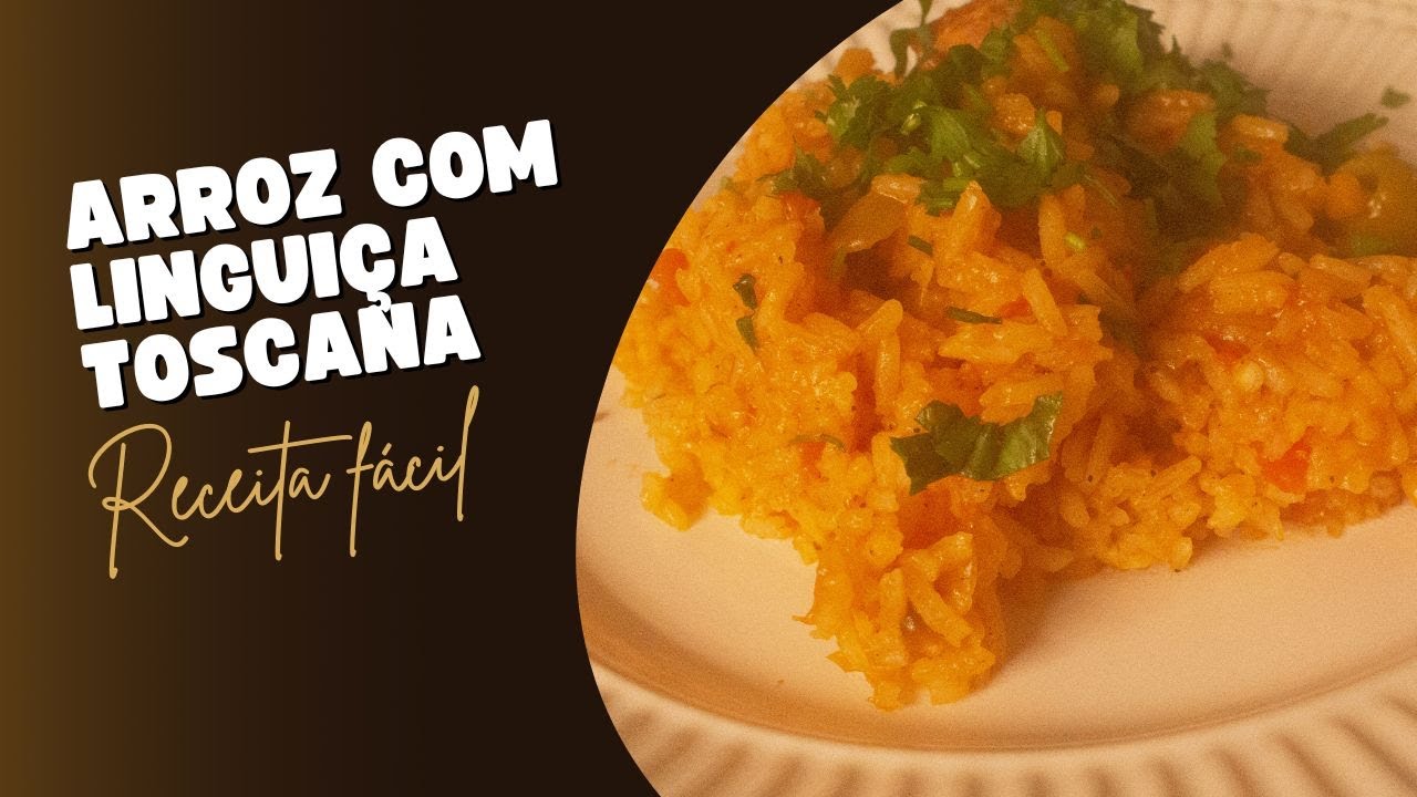 ARROZ MOLHADINHO COM LINGUIÇA TOSCADA | feito em apenas uma panela