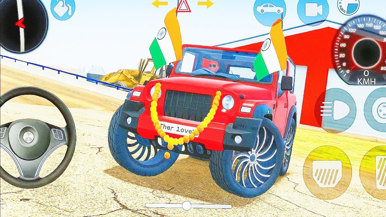 Modified Mahindra Thar Car 👿😬👿 Games: Indian Cars ( Gadi Wala Game ) Car Game Android #Gameplay