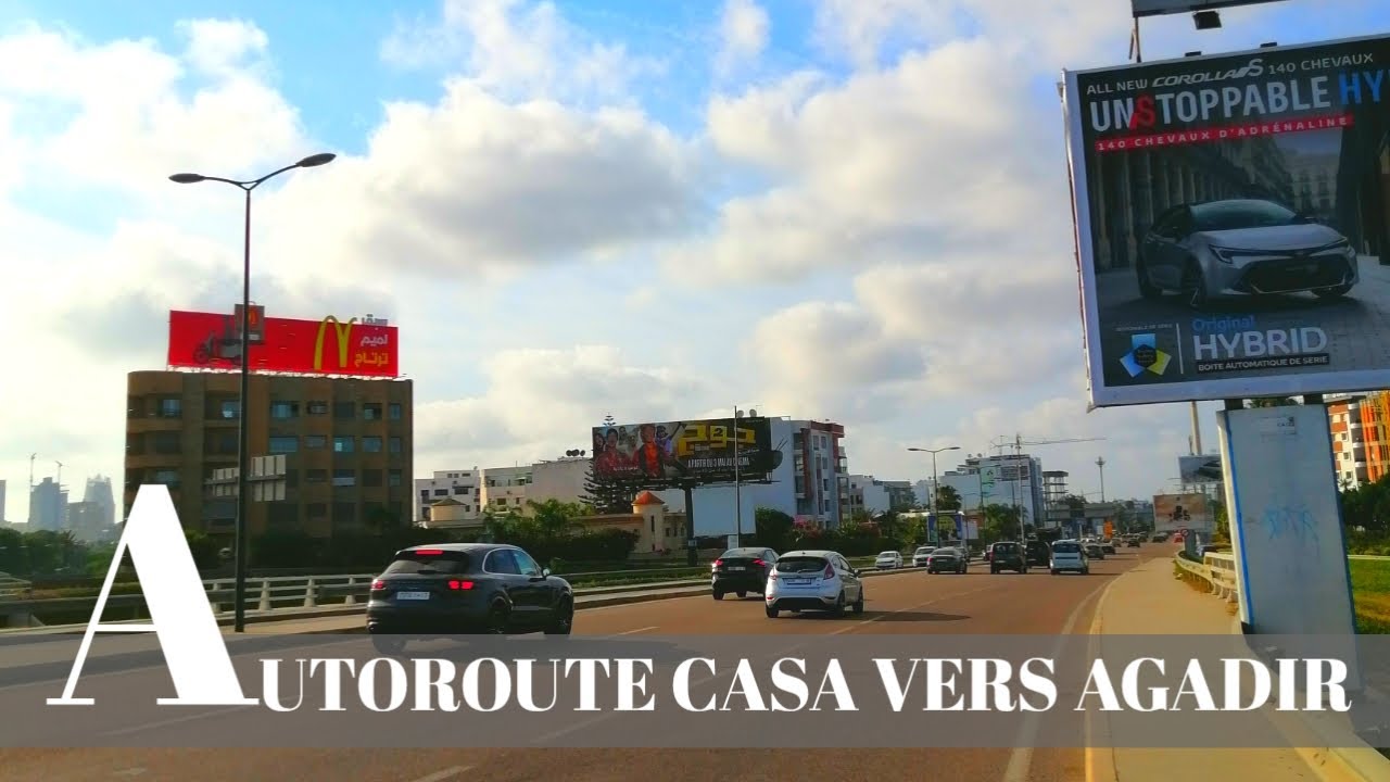 نسافرو جميع من كازا إلى أكادير - Casablanca vers Agadir Maroc #ليس_من_أجلي