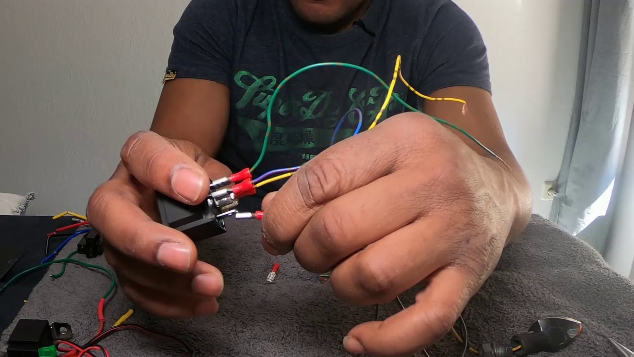 How to wire a relay to used (DRL) daytime running lights also as indicator