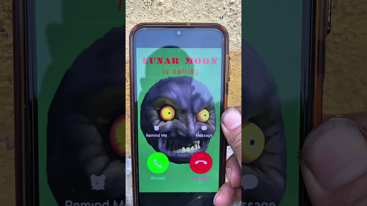 Лунный монстр зовёт меня (часть 3) 😊📞💀 - Лунная луна #луннаялуна #лунныймонстр #зов #шорты
